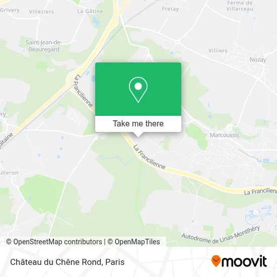 Château du Chêne Rond map