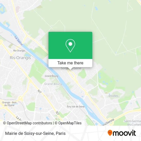 Mairie de Soisy-sur-Seine map