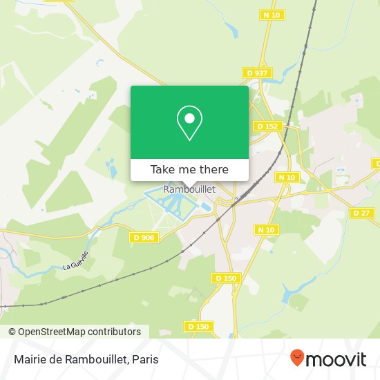 Mapa Mairie de Rambouillet