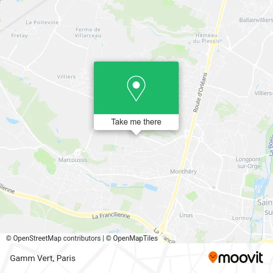 Gamm Vert map