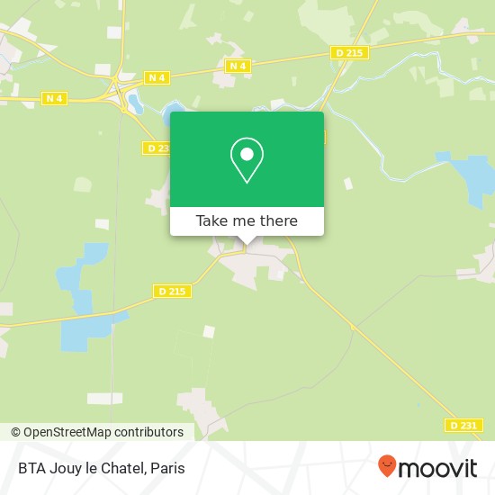 BTA Jouy le Chatel map