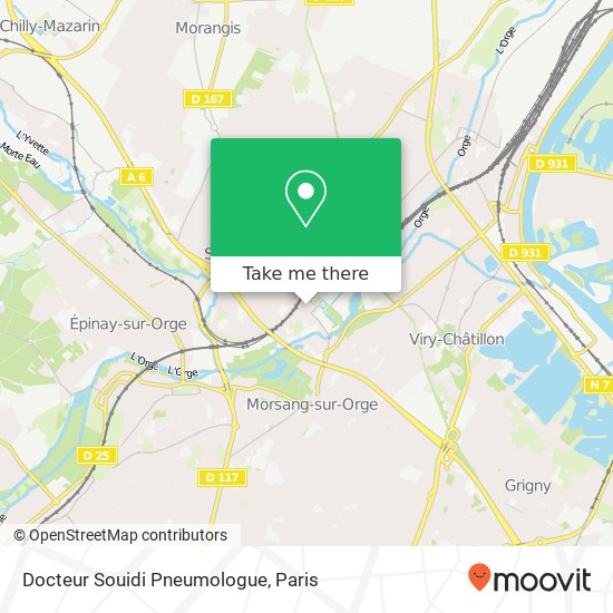 Docteur Souidi Pneumologue map