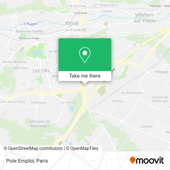 Pole Emploi map