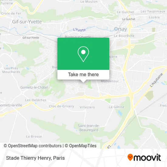 Stade Thierry Henry map