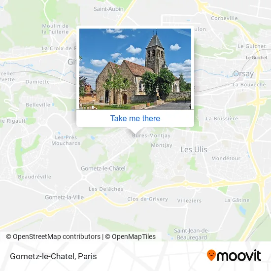 Gometz-le-Chatel map