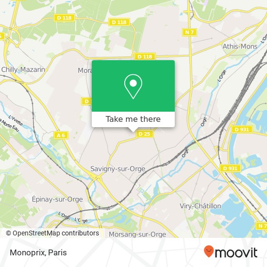 Monoprix map