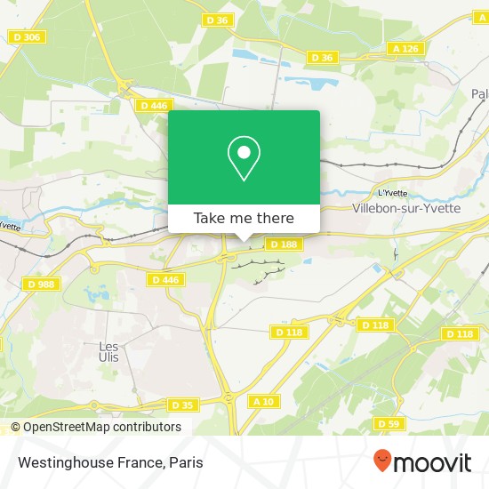 Mapa Westinghouse France