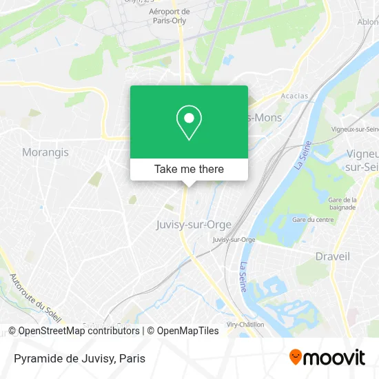 Pyramide de Juvisy map
