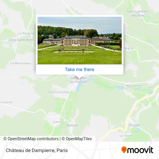 Château de Dampierre map