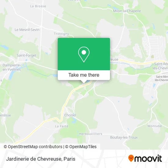 Jardinerie de Chevreuse map