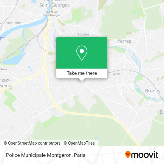 Police Municipale Montgeron map