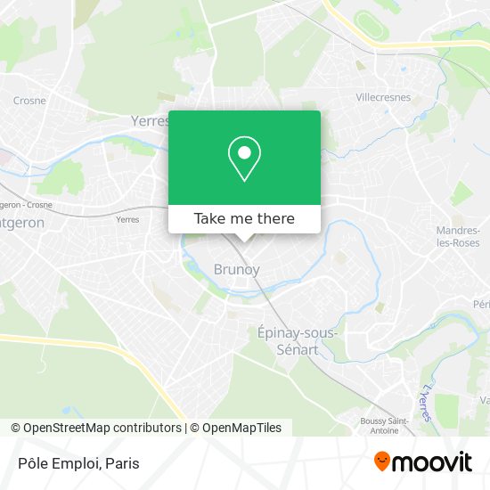 Pôle Emploi map