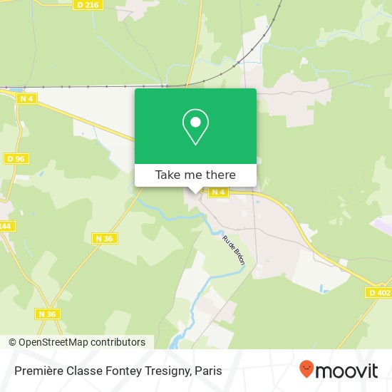 Première Classe Fontey Tresigny map