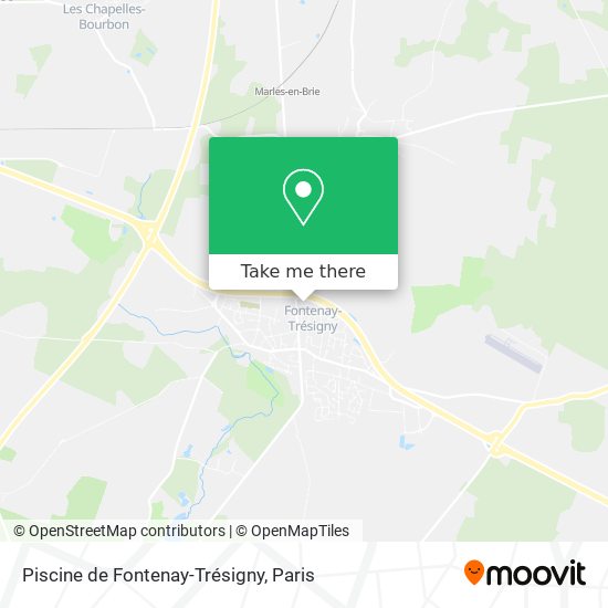 Piscine de Fontenay-Trésigny map