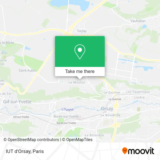 IUT d'Orsay map