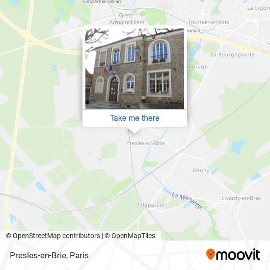 Presles-en-Brie map
