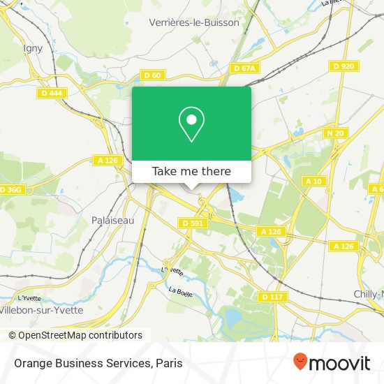 Orange Business Services map