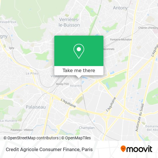 Mapa Credit Agricole Consumer Finance