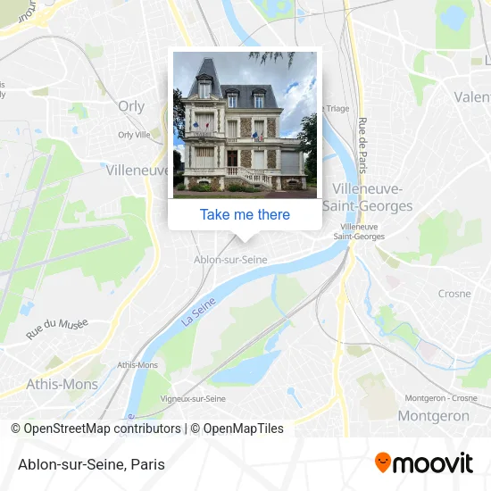 Ablon-sur-Seine map
