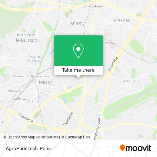 AgroParisTech map