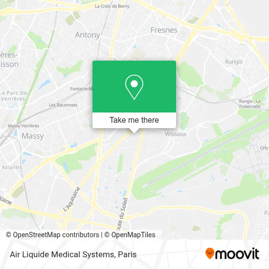 Air Liquide Medical Systems map