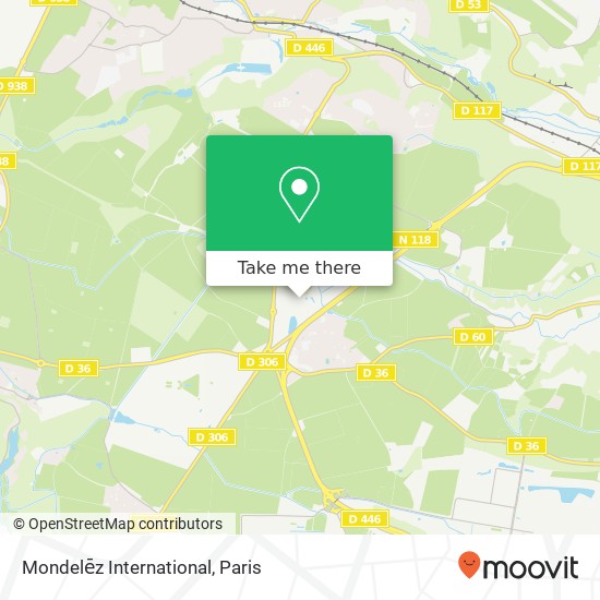 Mondelēz International map