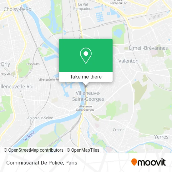 Commissariat De Police map