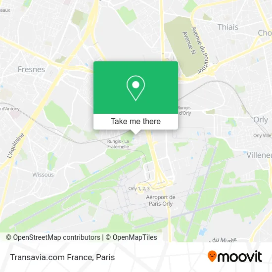 Transavia.com France map