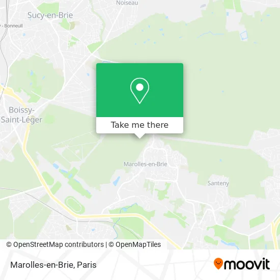 Marolles-en-Brie map