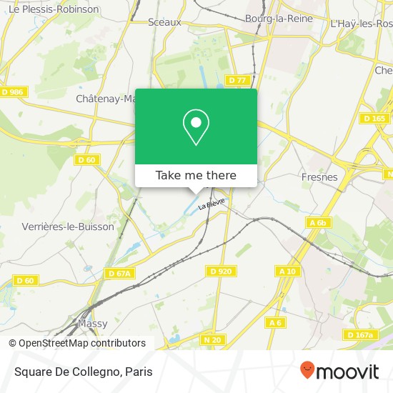 Square De Collegno map