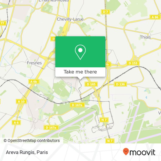 Areva Rungis map