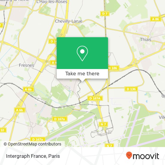 Intergraph France map