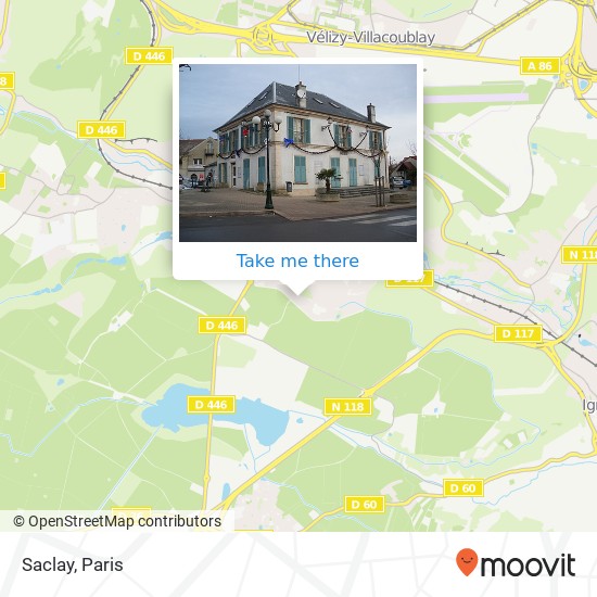 Saclay map