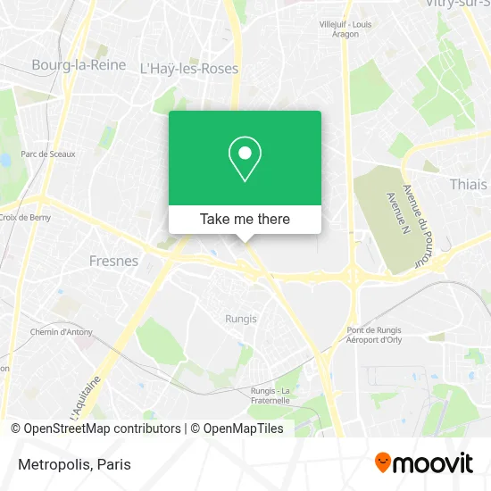 Metropolis map