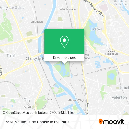 Base Nautique de Choisy-le-roi map