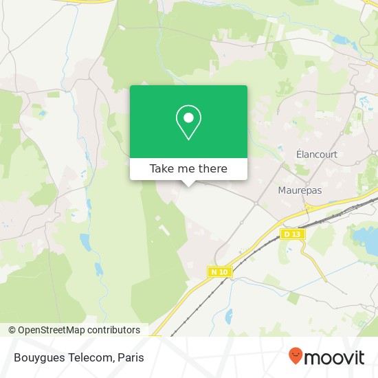 Bouygues Telecom map