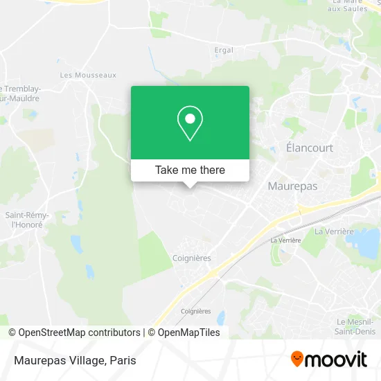 Maurepas Village map