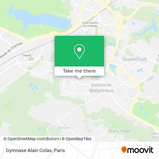 Gymnase Alain Colas map