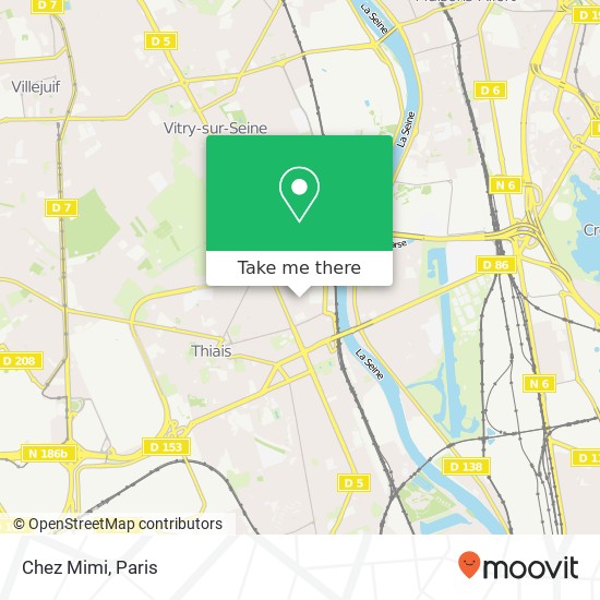 Chez Mimi map