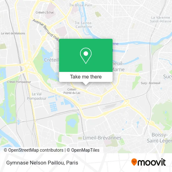 Gymnase Nelson Paillou map