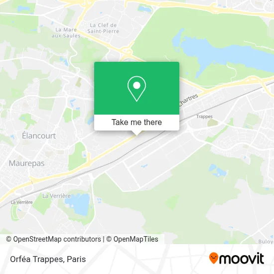 Orféa Trappes map
