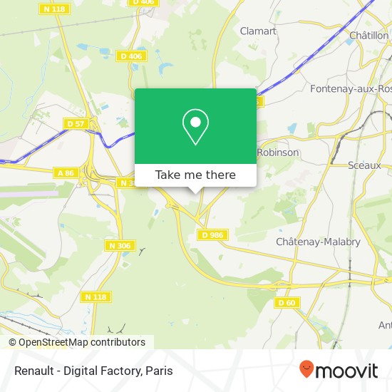 Renault - Digital Factory map