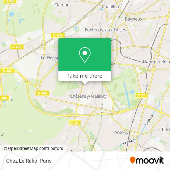 Chez Le Rafio map