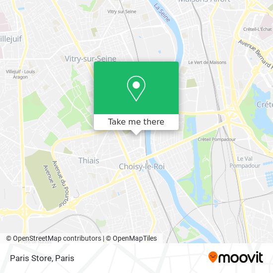 Paris Store map