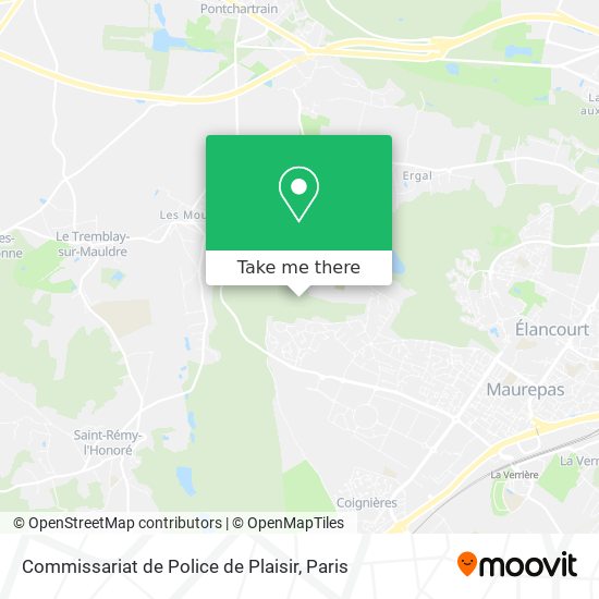Commissariat de Police de Plaisir map