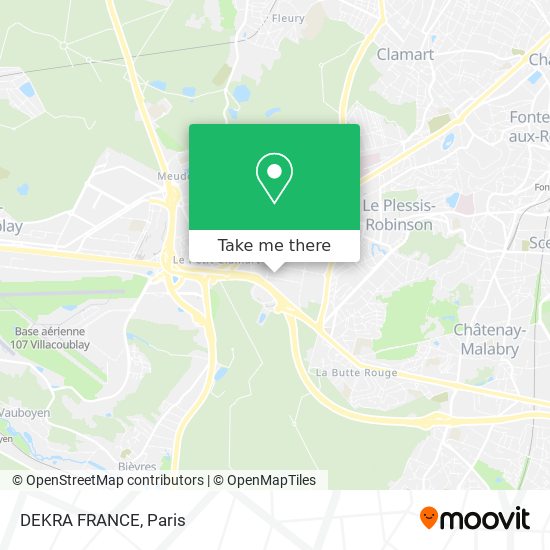 DEKRA FRANCE map