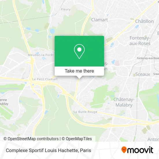 Complexe Sportif Louis Hachette map