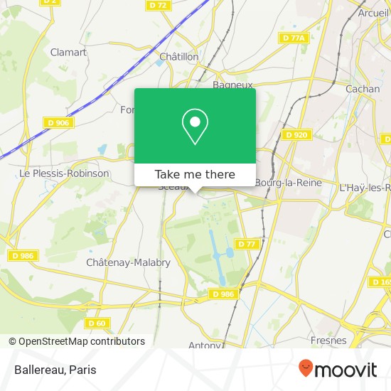 Mapa Ballereau