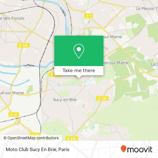 Moto Club Sucy En Brie map