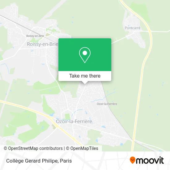 Collège Gerard Philipe map